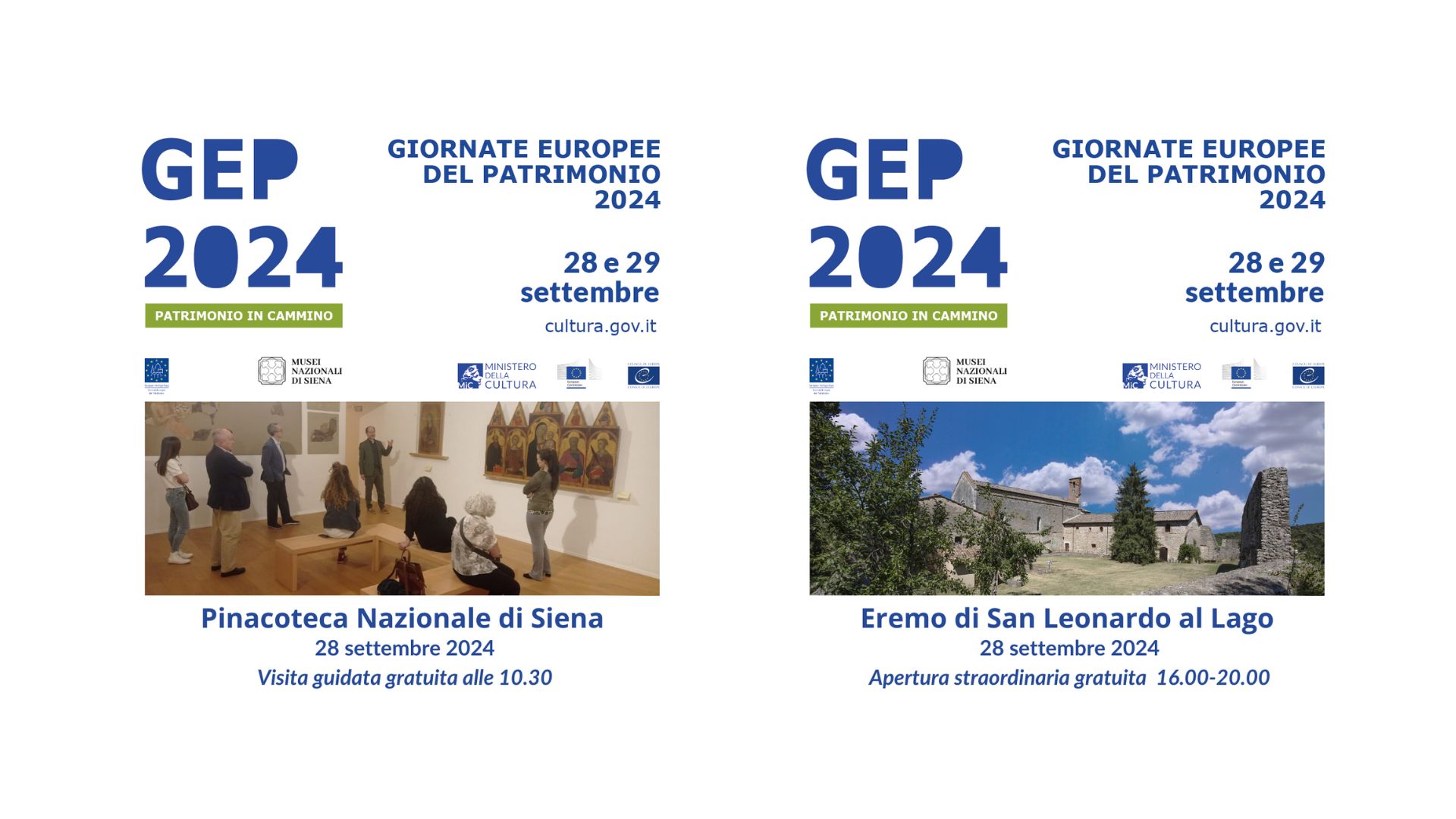 GEP 2024: Visita guidata gratuita in Pinacoteca e apertura straordinaria pomeridiana dell'Eremo di San Leonardo al Lago